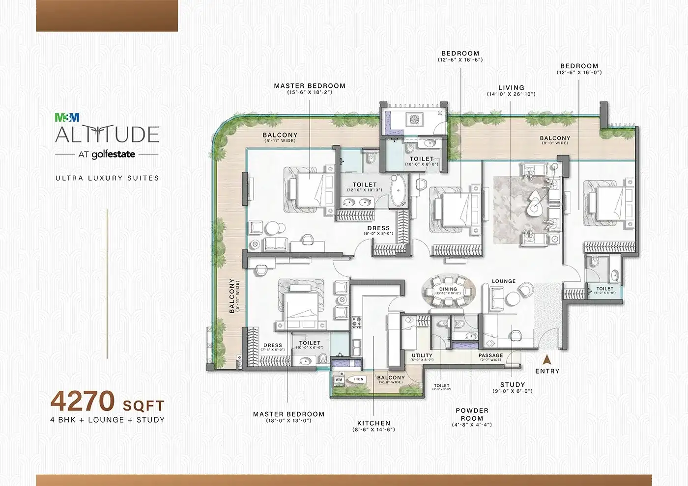 M3M Altitude - Floor Plan 1