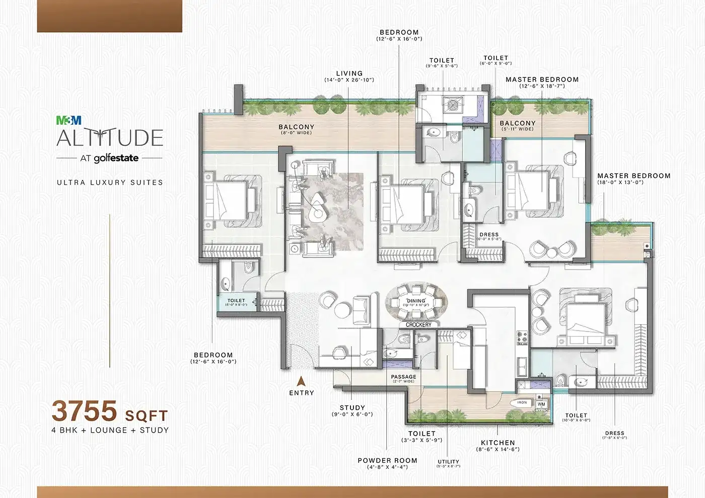 M3M Altitude - Floor Plan 2