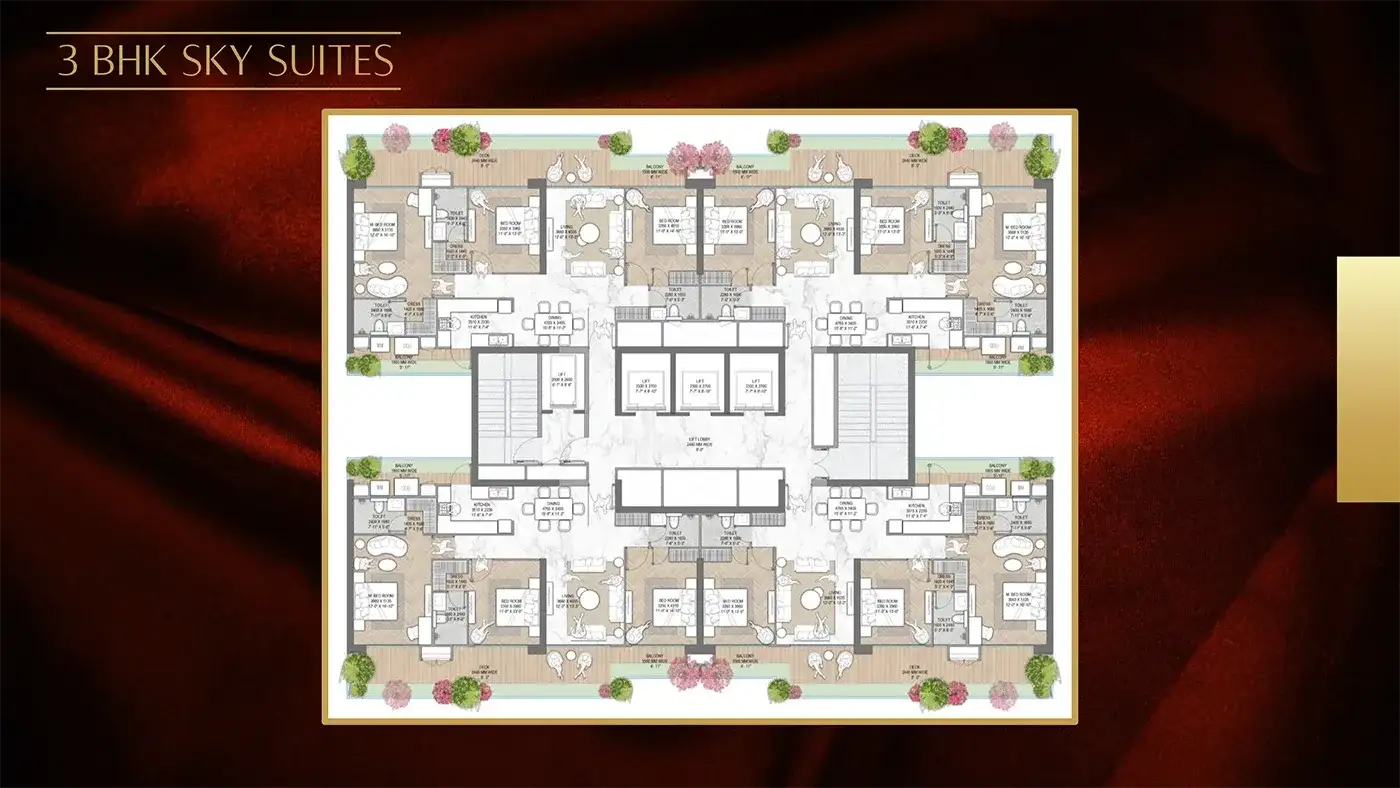 M3M Jacob Co Residences - Floor Plan 1