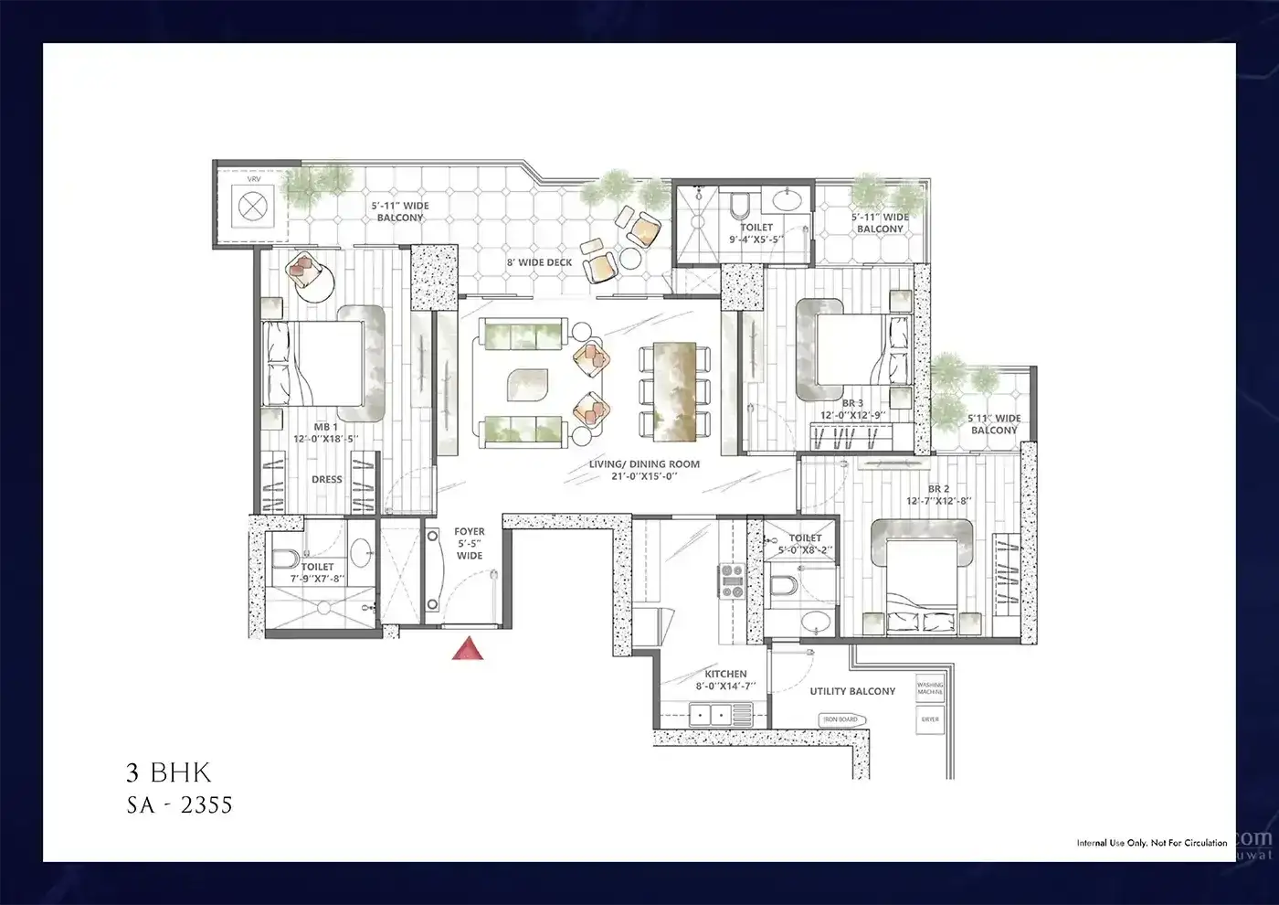 Smartworld SkyArc - Floor Plan 1