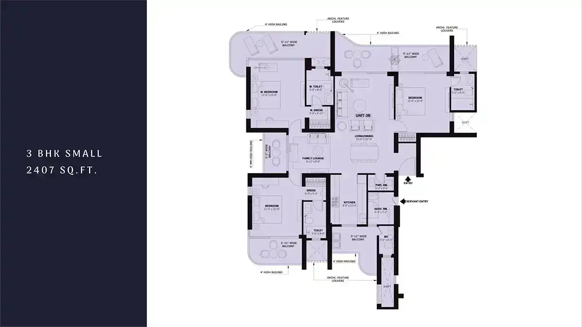 4S The Aurrum - Floor Plan 1