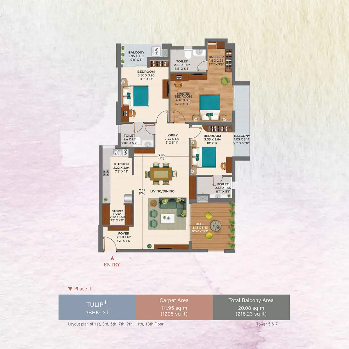 Ashiana Amarah - Floor Plan 2