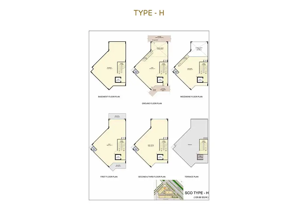 Adani Oyster Arcade - Floor Plan 1