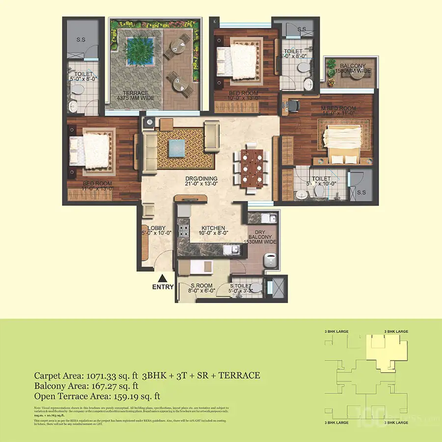 Mapsko Mount Ville - Floor Plan 2