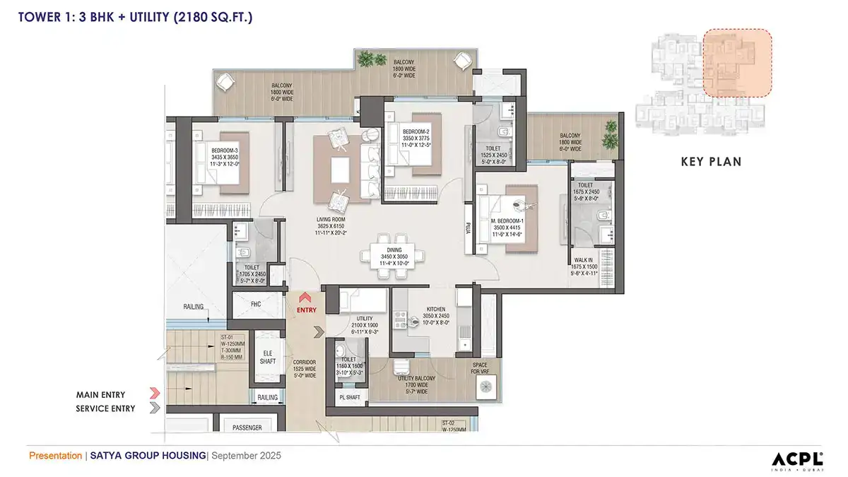 Satya Levante Residences - Floor Plan 2