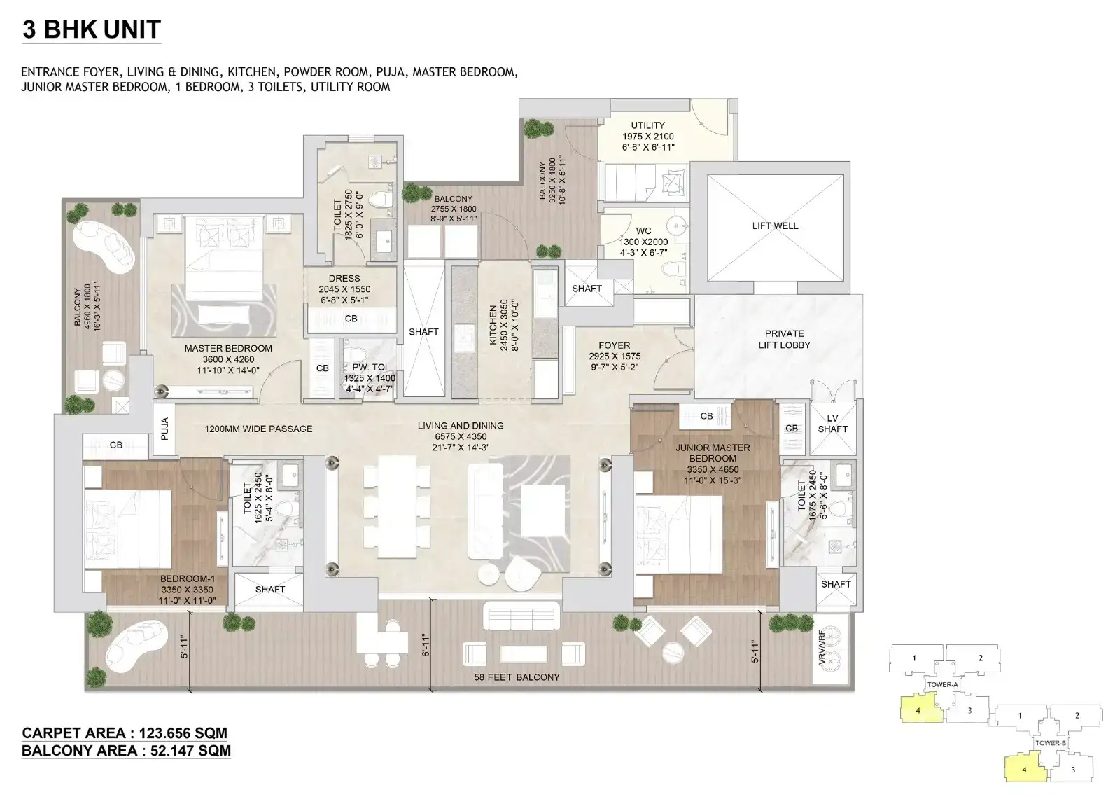 Signature Twin Tower DXP - Floor Plan 2