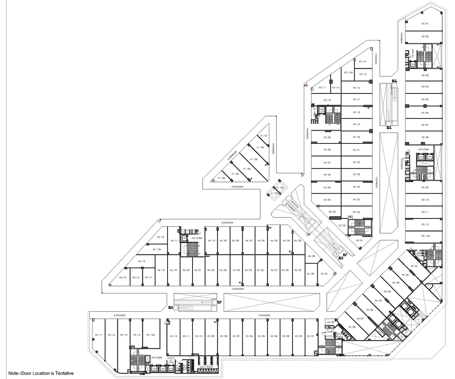 M3M Paragon 57 - Floor Plan 1