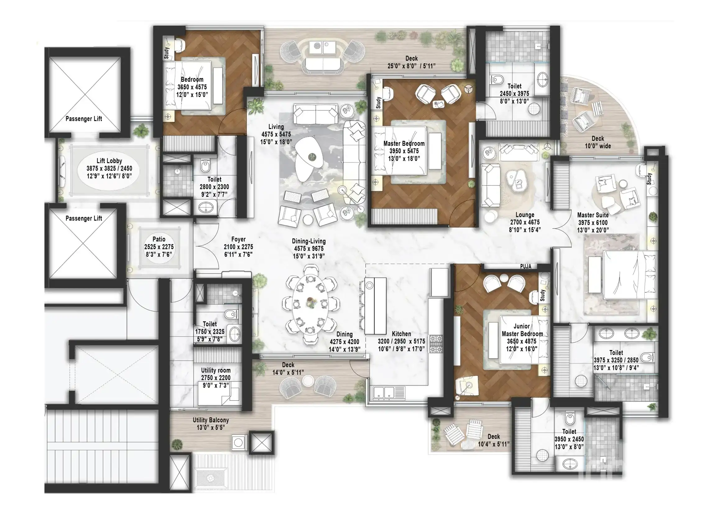 Elan The Statement - Floor Plan 2