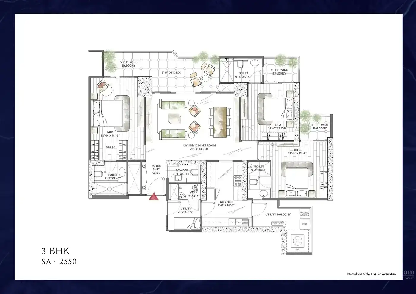 Smartworld SkyArc - Floor Plan 2