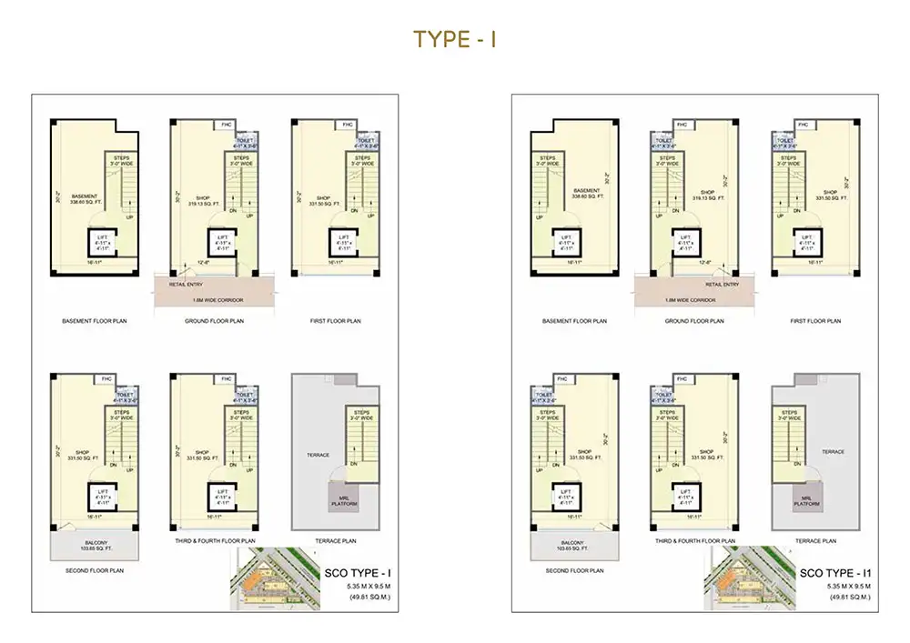 Adani Oyster Arcade - Floor Plan 2